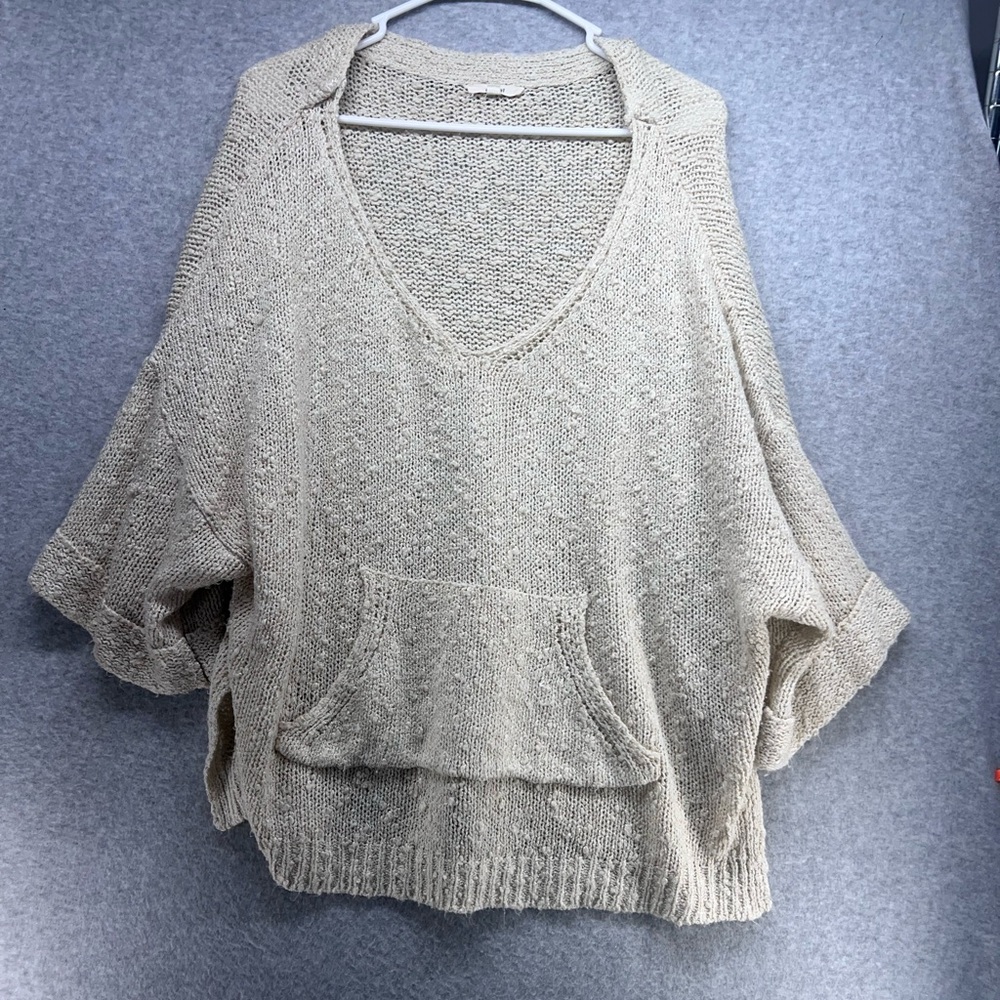 Cozy Beige Knit Sweater